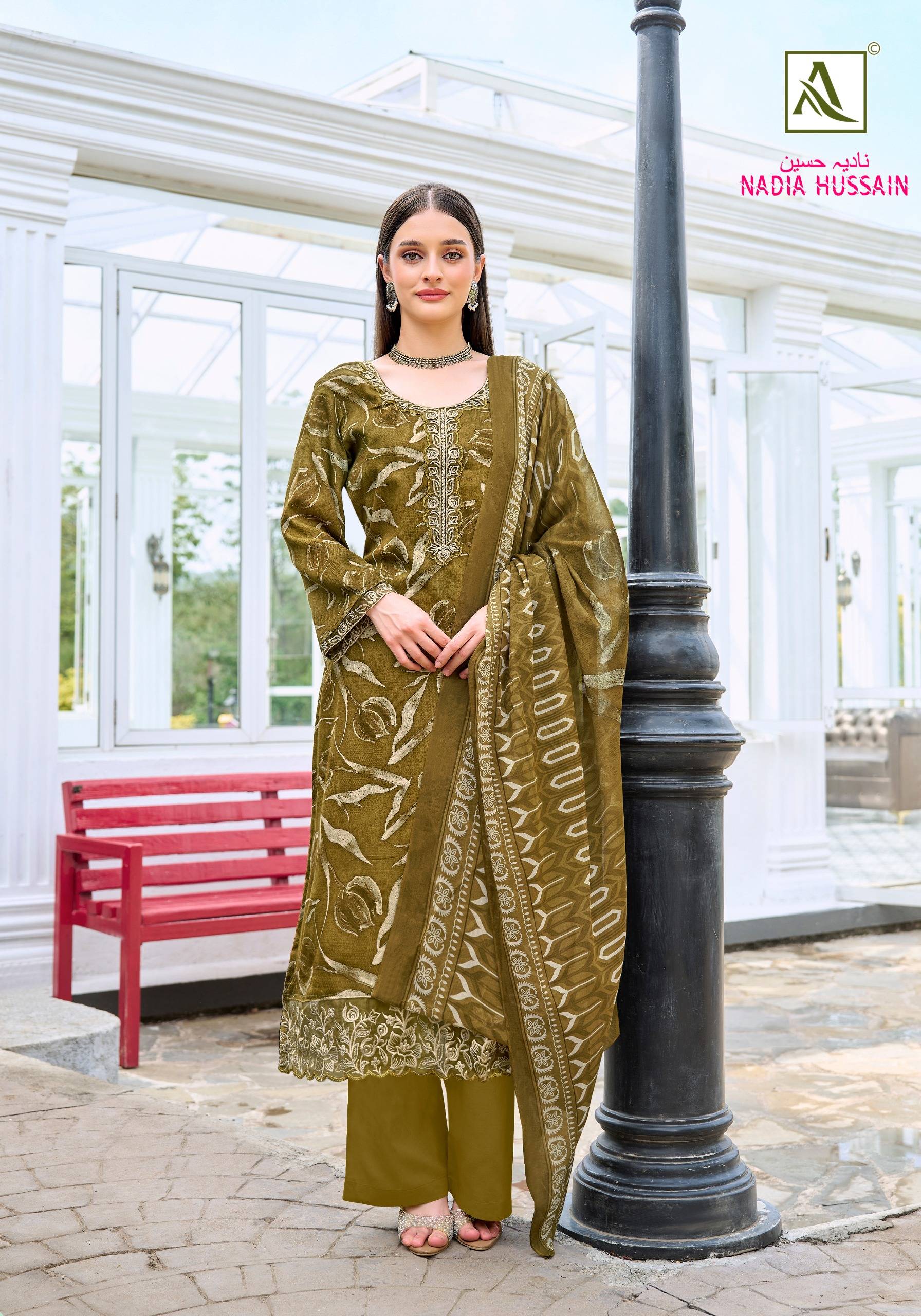 NADIA HUSSAIN By ALOK SUIT 01 To 04 Series Beautiful Festive Suits Stylish Fancy Colorful Ethnic Wear Pure Jam Cotton Print Dresses At Wholesale Price